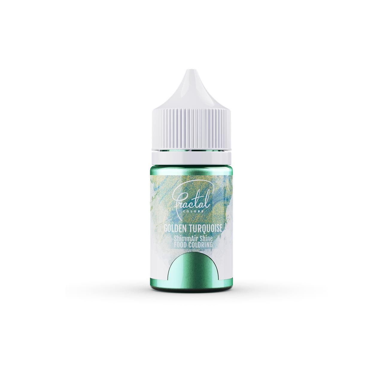 Fractal  Golden Turquoise  Arany Türkiz Selyemfényű Folyékony Ételfesték 33 g