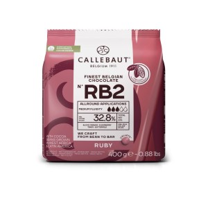 CALLEBAUT RB2 RUBY Belga Tejcsokoládé Pasztilla 400 g