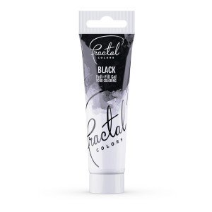 Fractal Black Fekete Ételfesték gél 30 g