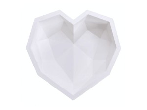 Szilikon Geometrikus Nagy Szív forma 1 db